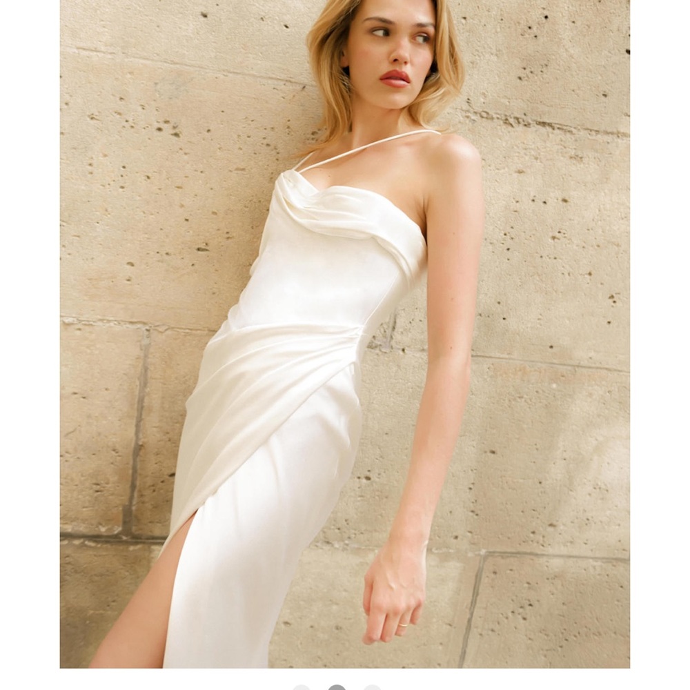 Galia Lahav | ELISE | IVORY SATIN WEDDING DRESS